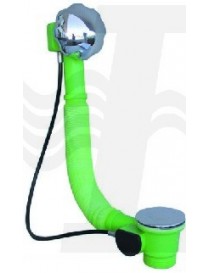 COLONNA SCARICO VASCA PVC AUTOM.CROMO