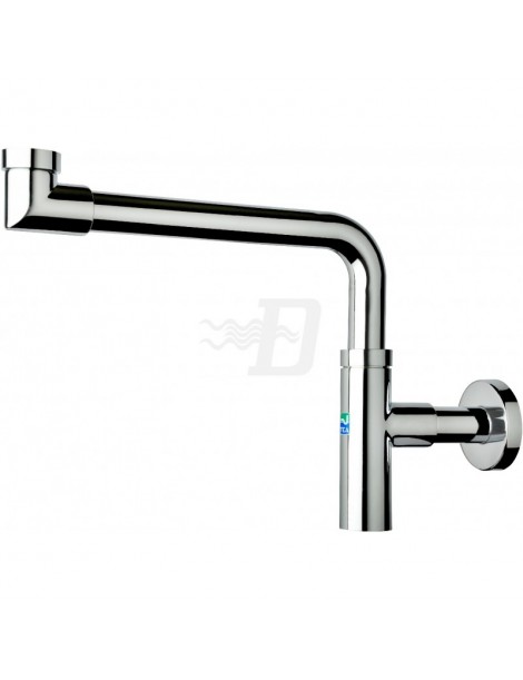 SIFONE TOTI-EXEC CROMATO 1"1/4 X DOPPIO 32