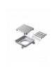 GRIGLIA DI PAV.DOUBLE-FACE INOX CROMATO 100