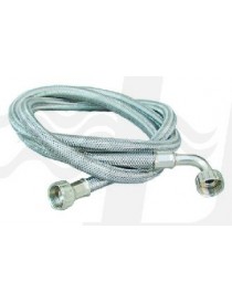 TUBO CARICO LAVATRICE INOX CON CURVA MASCHIO T.3