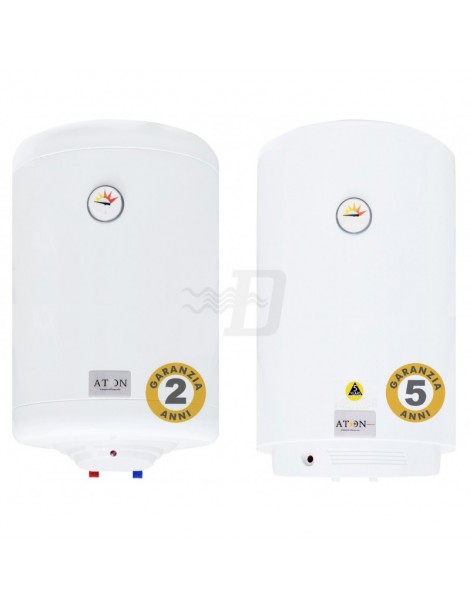 SCALDACQUA ELETTRICO VERTICALE LT.80 ANNI 2 GARANZIA ATON
