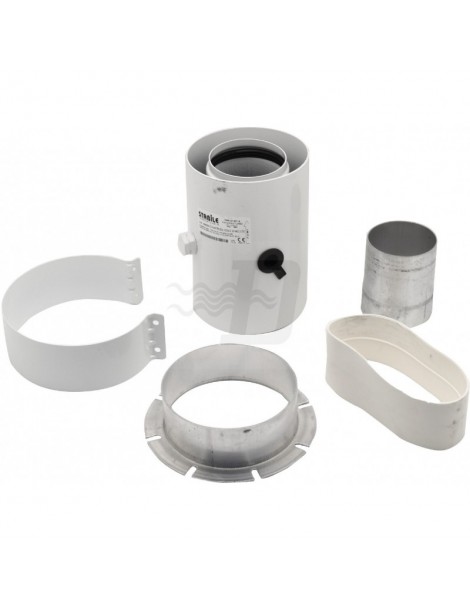 PARTENZA VERTICALE DN 60/100 CON PRESE ANALSI FUMI