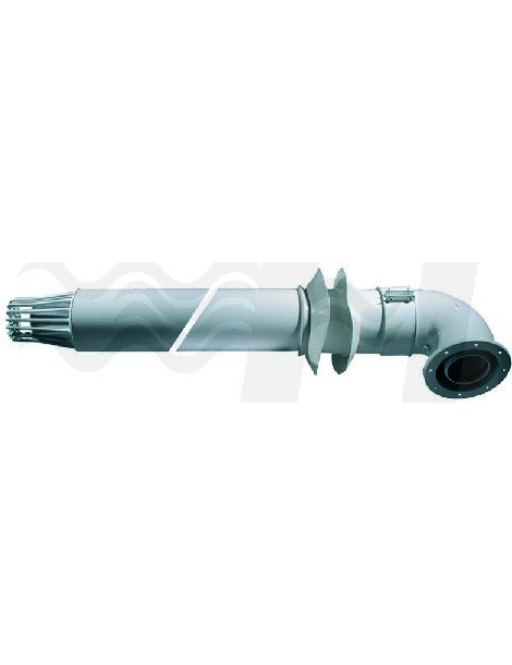 KIT COASSIALE DN 60/100 CON FLANGIA