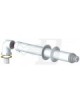 KIT COASSIALE DN 60/100 CON FLANGIA E CON PRESE ANALSI FUMO
