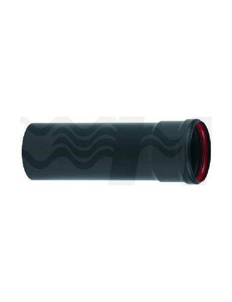 TUBO PORCELLANATO L.500 mm DM.80 PELLETS