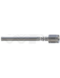 KIT TERMINALE CON CAPPELLO ANTIVENTO DM100 ACCIAIO INOX STABILE