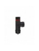 RACCORDO T MM+TAPPO RACCOLTA CONDENSA ECO-PELLET SMALTATO NERO DM100