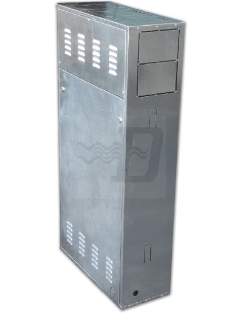 COPRICALDAIA AD INCASSO 120X60X25CM ZINCATO