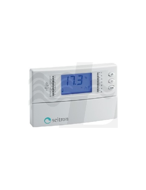 CRONOTERMOSTATO DIGITALE GIORNALIERO FREETIME PLUS BIANCO SEITRON