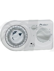 CRONOTERMOSTATO ELETTRONICO GIORNALIERO TEMPORA BIANCO SEITRON