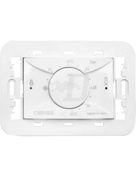 TERMOSTATO ETC10 DA INCASSO BIANCO 3 MODULI