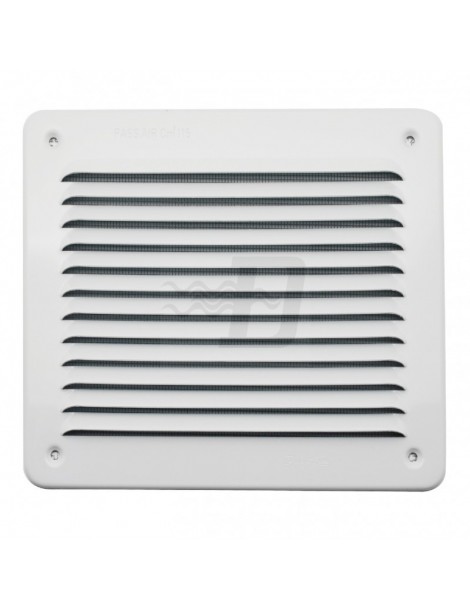 GRIGLIA RETTANGOLARE IN METALLO CON RETE D.193X165 INOX