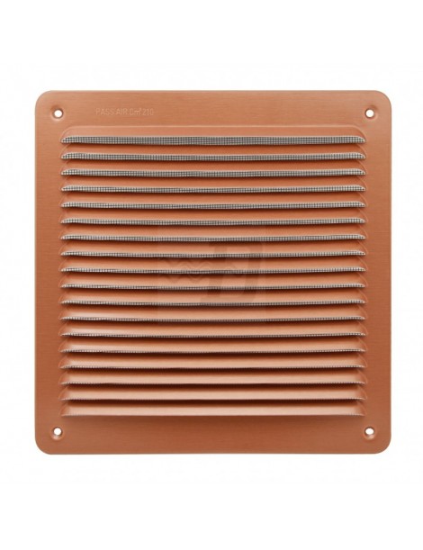 GRIGLIA QUADRA IN METALLO CON RETE D.228X228 INOX