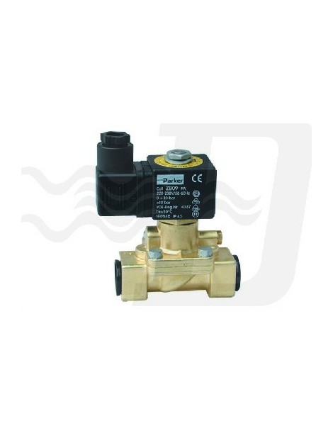 ELETTROVALVOLA  PER ACQUA NORMALMENTE CHIUSA CON BOBINA 1/2 PARKER