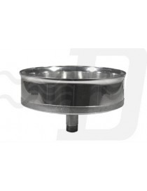 TAPPO CHIUSURA INOX CON SPURGO Dm.120
