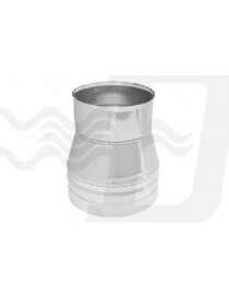 RIDUZIONE ACCIAIO 316L INOX PER CANNE FUMARIE 250x200