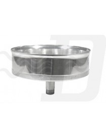 TAPPO CHIUSURA INOX 316L CON SPURGO Dm.250