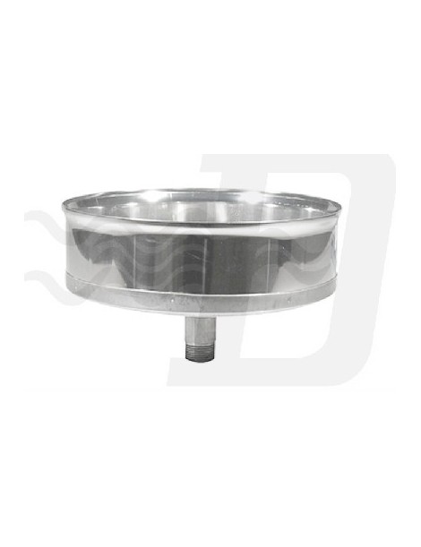 TAPPO CHIUSURA INOX 316L CON SPURGO Dm.250