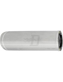 TUBO ACCIAIO 316L DOPPIA PARETE SP.25 MT.1 D.150x200