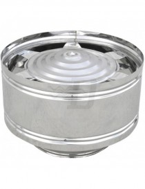 TERMINALE A BOTTE ACCIAIO INOX 316L D.150x200