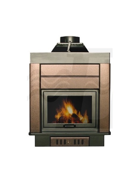 TERMOCALDAIA CAMINO SERIE AMERICA MODELLO FASHION 29K NERO DIANKAMIN