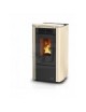 STUFA A PELLET MODELLO EDY 7 KW AVORIO DAL ZOTTO