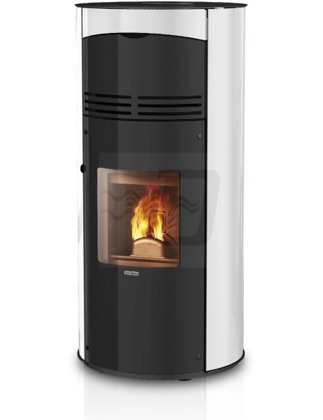 STUFA A PELLET MODELLO AZZURRA 9.6KW NERA DAL ZOTTO