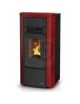 STUFA A PELLET ELITE MODELLO GABRY 9.2KW BORDEAUX DAL ZOTTO