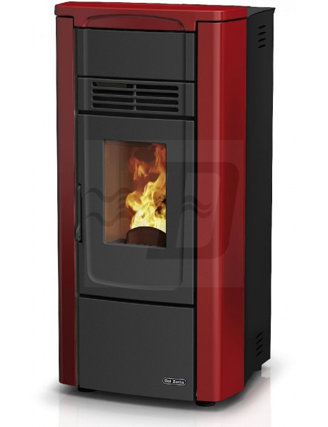 STUFA A PELLET ELITE MODELLO GABRY 9.2KW BORDEAUX DAL ZOTTO