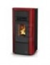 STUFA A PELLET ELITE MODELLO GABRY 9.2KW BORDEAUX DAL ZOTTO