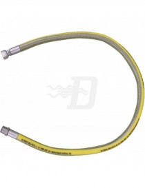 TUBO FLESSIBILE 1/2 IN ACCIAIO MF PER GAS CM 200