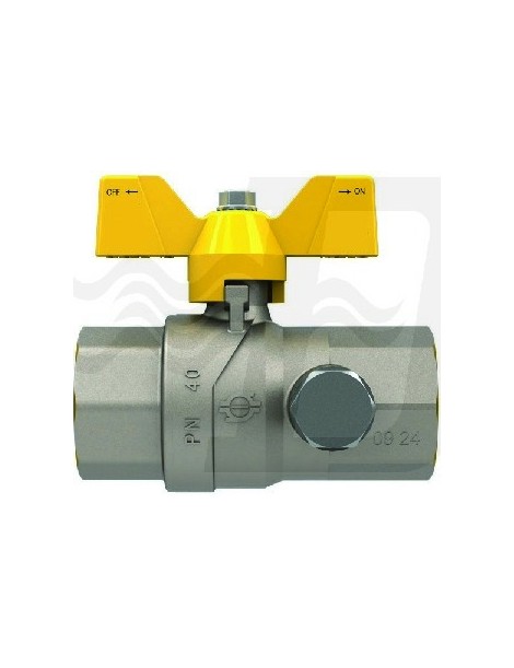 VALVOLA A SFERA GAS CON FARFALLA FUTURGAS FF 1