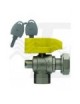 VALVOLA A SFERA GAS SQUADRA CON FARFALLA E SERRATURA FDG1X11/4