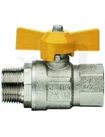 VALVOLA A SFERA GAS MF CON FARFALLA LONDON 3/4"