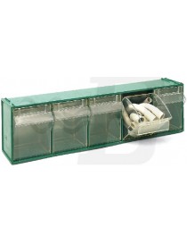 CASSETTIERA SOVRAPPONIBILE  IN PP FOX 103 VERDE