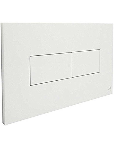 PLACCA PER CASSETTA AD INCASSO  IDEA 2 PULSANTE BIANCA ITS TODINI