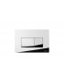 PLACCA DI COMANDO  TROPEA3 215x145 DOPPIO SCARICO CROMATO LUCIDO