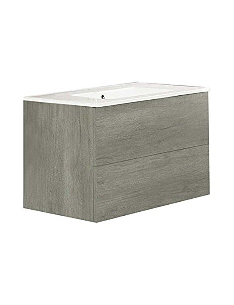 BASE 2 CASSETTI + TOP IN CERAMICA MODELLO "UNIKA"