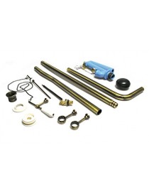 SET TUBO ESTERNO CON CATENA E CASSETTA  ALTA ROYAL CROMO ALTHEA
