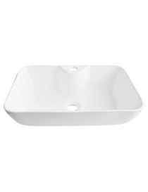LAVABO BIANCO D'APPOGGIO MODELLO LA002 cm.48x30 LINPHA
