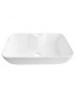 LAVABO BIANCO D'APPOGGIO MODELLO LA002 cm.48x30 LINPHA