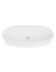 LAVABO BIANCO D'APPOGGIO MODELLO LA004 cm.77x36 LINPHA