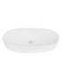 LAVABO BIANCO D'APPOGGIO MODELLO LA004 cm.77x36 LINPHA