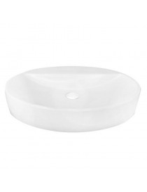 LAVABO BIANCO D'APPOGGIO MODELLO LA005 cm.59x41 LINPHA
