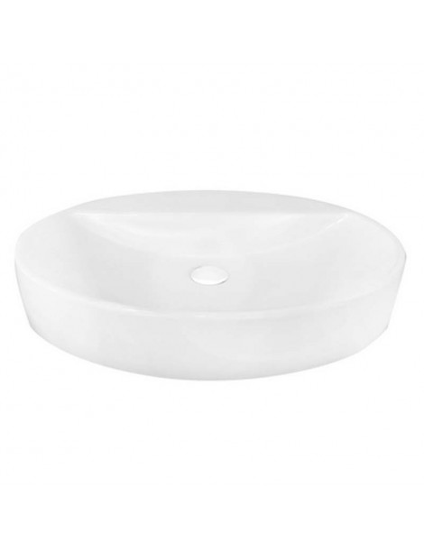 LAVABO BIANCO D'APPOGGIO MODELLO LA005 cm.59x41 LINPHA