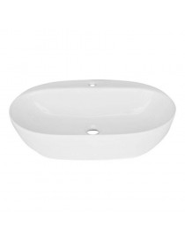 LAVABO BIANCO D'APPOGGIO MODELLO LA006 cm.60x41 LINPHA