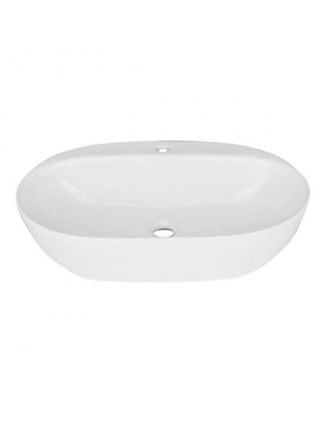 LAVABO BIANCO D'APPOGGIO MODELLO LA006 cm.60x41 LINPHA