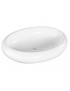 LAVABO BIANCO D'APPOGGIO MODELLO LA007 cm.62x46 LINPHA
