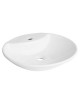 LAVABO BIANCO D'APPOGGIO MODELLO LA008 DM.44 LINPHA