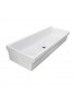 LAVABO A CANALE  IN CERAMICA CM 120x45x20 GALASSIA